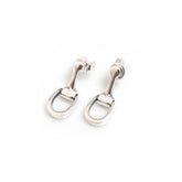 HiHo Sterling Silver Snaffle Earrings